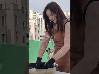 [alysaa x Haneulmulbit] 🌿 Calming Escape from Seoul | DIY Natural Indigo Scarf Dyeing