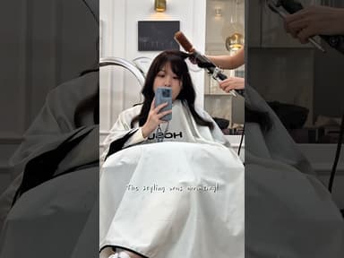 Hair Cut & Color in a Korean Hair Salon ✨