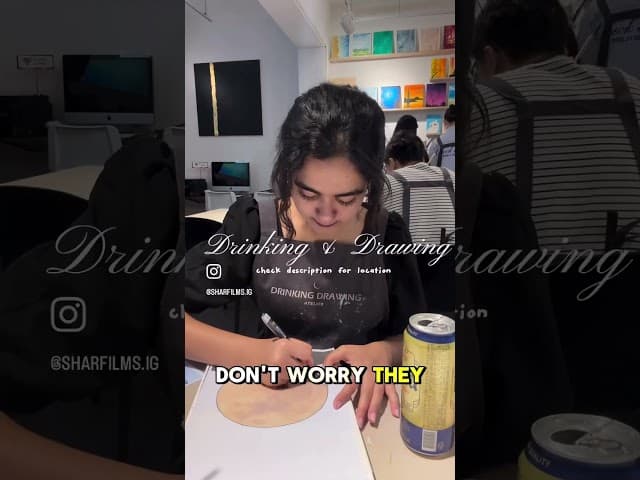 sharfilm x DRINKING DRAWING