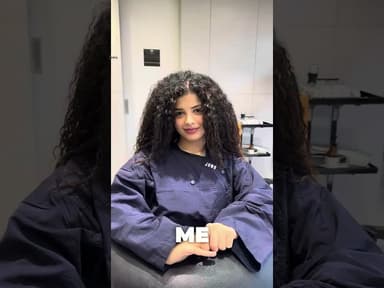 Straightening curly hair in Korea