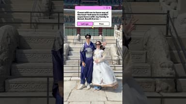 “Kdrama in real life” experience with Cham Hanbok 🤍