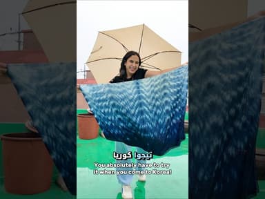 Have fun dyeing your scarf yourself🙋‍♀️❤️