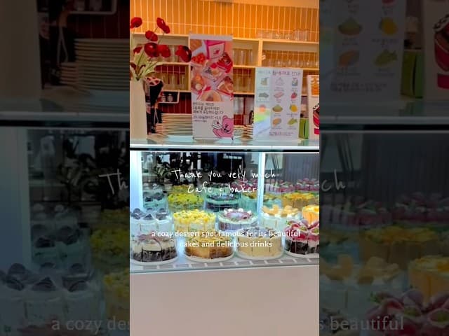 dessert café in Daejeon 💕
