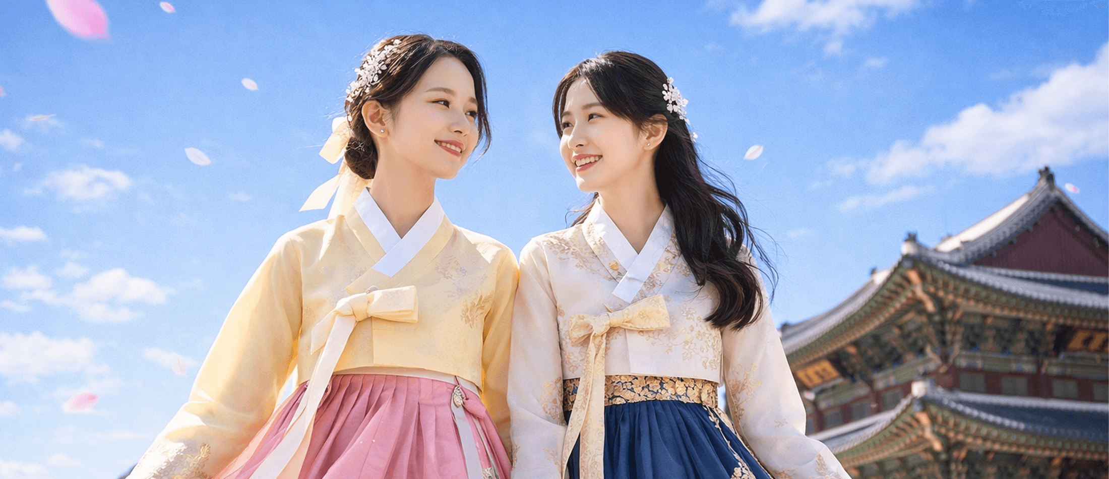 Spring in Korea <br/> <span style="color: #f6e1f1;">  Cherry Blossom Moments </span>