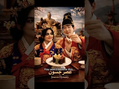 Yohan and I tasted the royal dessert of Joseon 😍 It was absolutely amazing! 100/100 *وصف 0/300